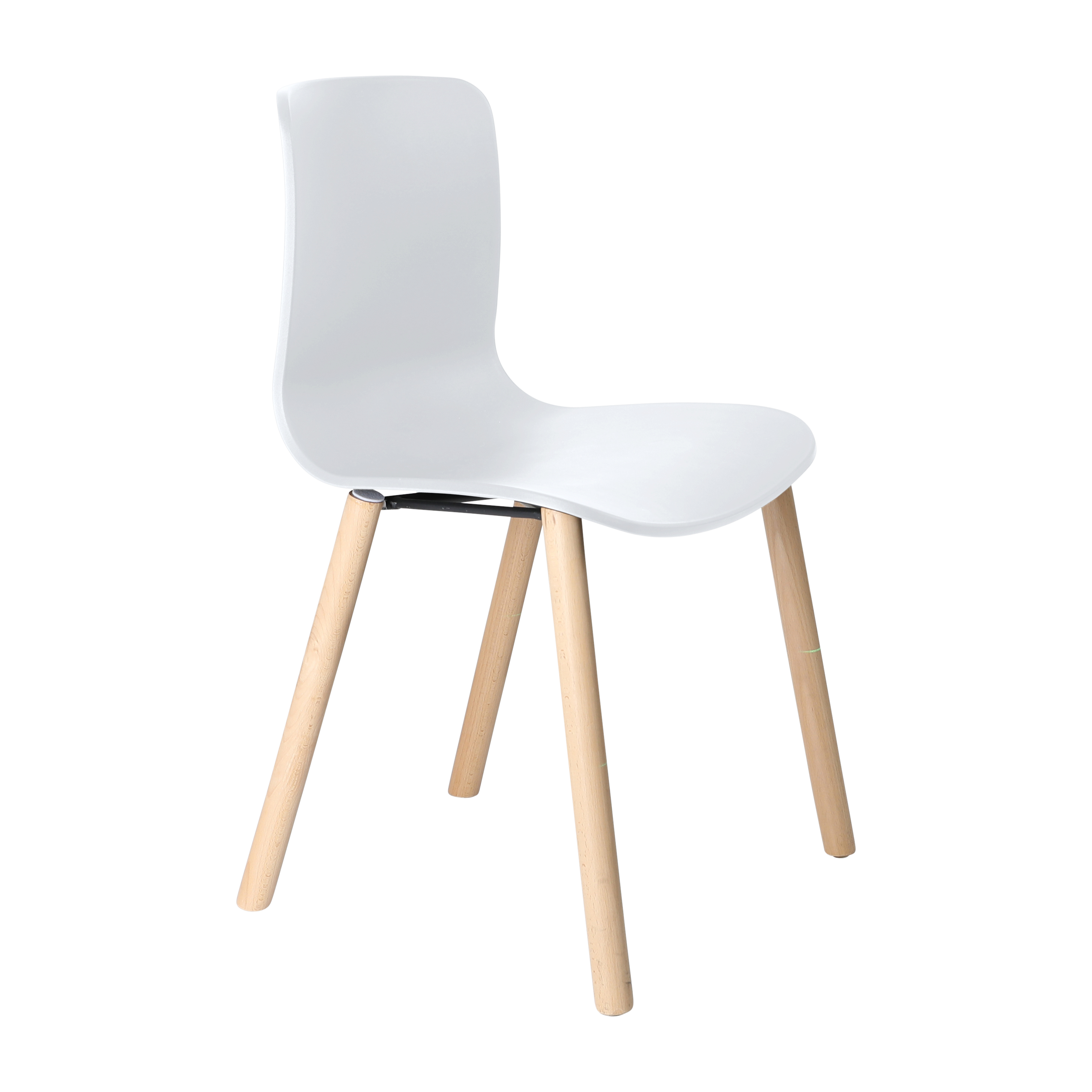 Acti Chair (White / 4-leg Timber Frame)